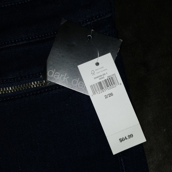 GAP PREMIUM SUPER SKINNY DARK WASH STRETCH JEANS - Picture 3 of 7